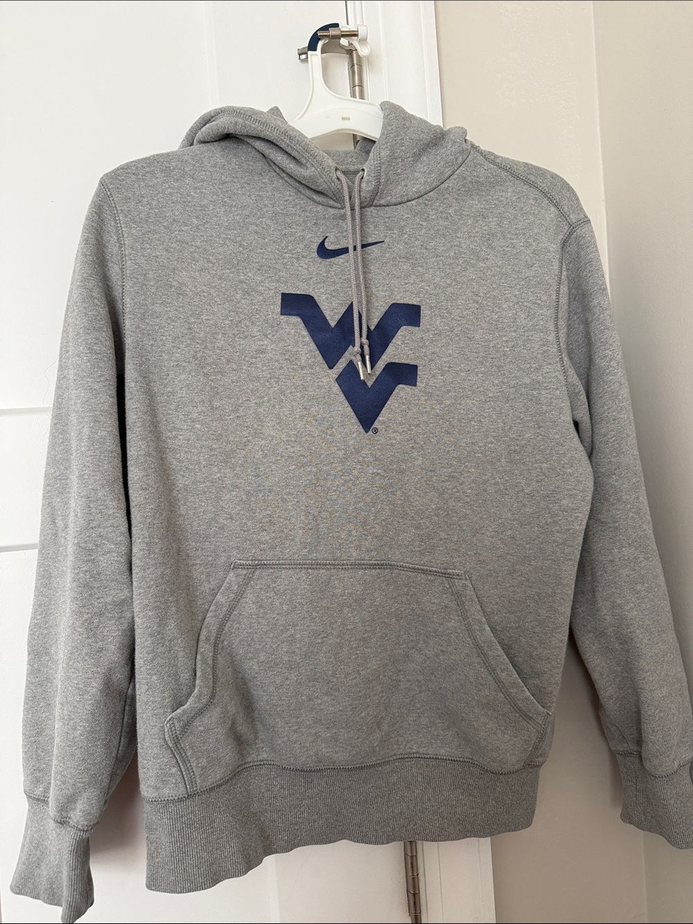 Nike Gray Hoodie with Navy WV Logo